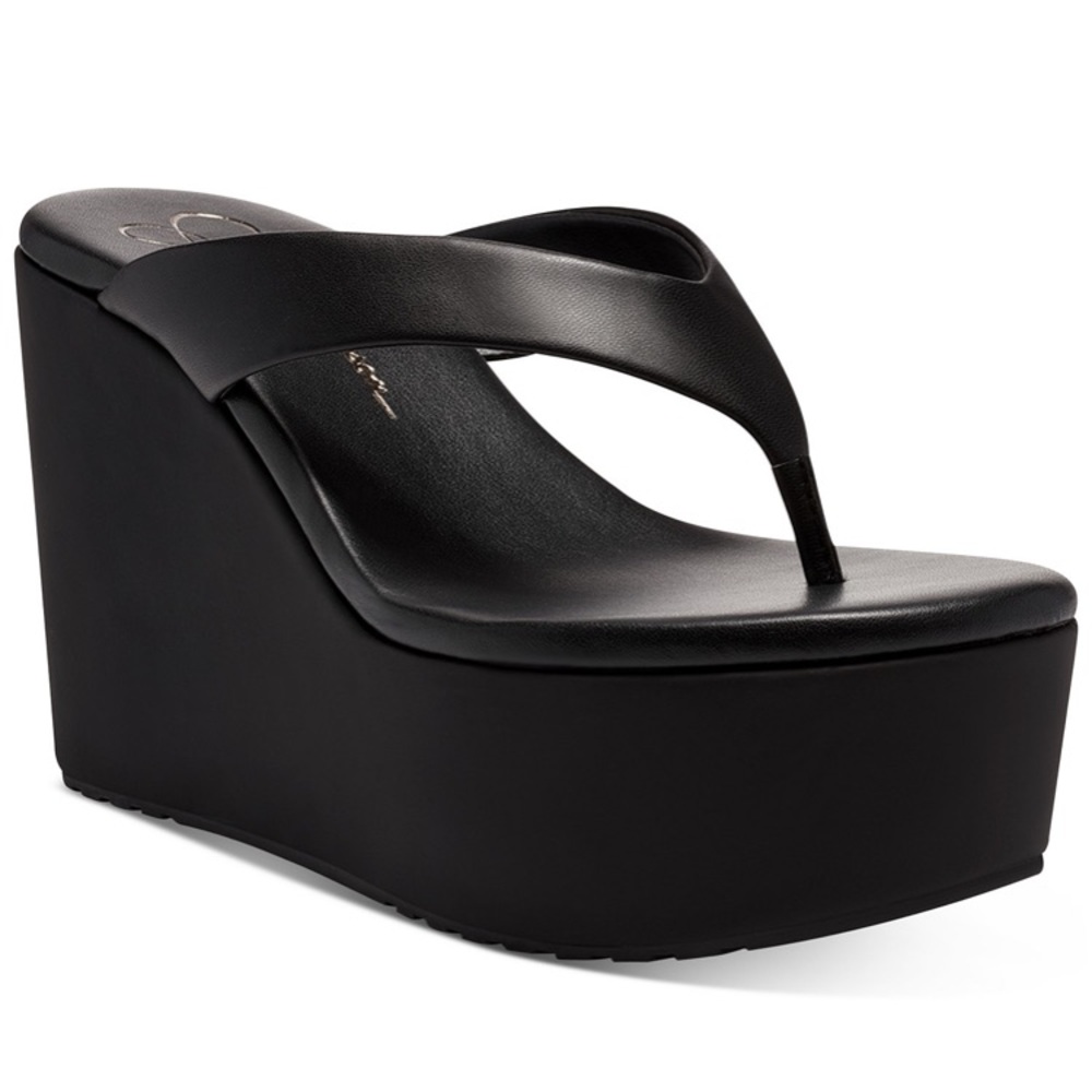 Brand new Jessica Simpson black wedges